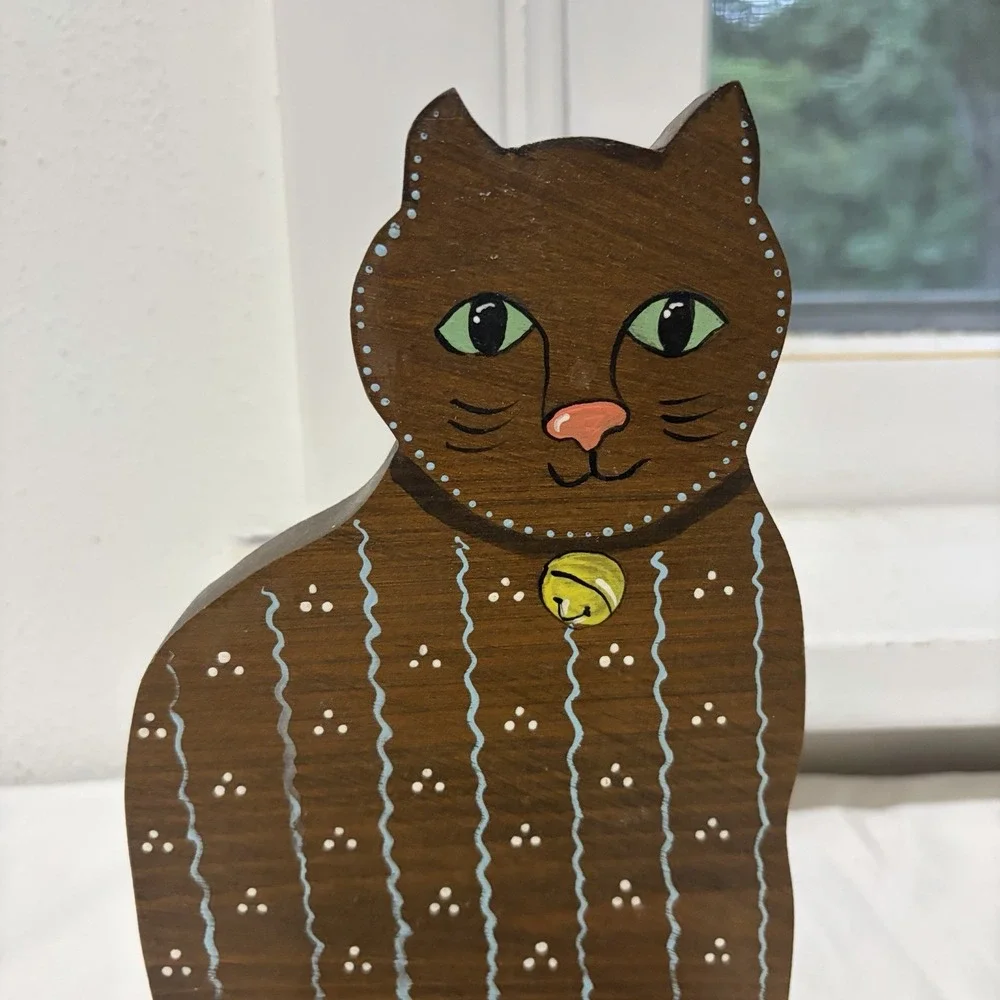 vintage cat shelf wood 8